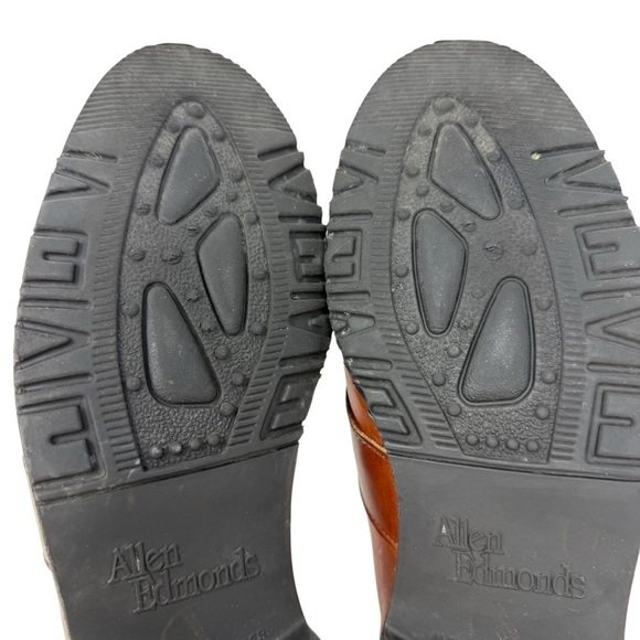 Allen Edmonds Fairmont Leather Penny Loafers Shoes Size 9.5D Brown Anti Skid - Picture 7 of 13